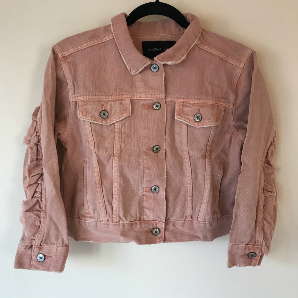 Peachy Cropped Jacket